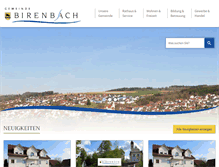 Tablet Screenshot of birenbach.de